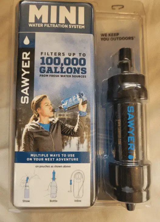 Sawyer Mini Backpacking water Filter