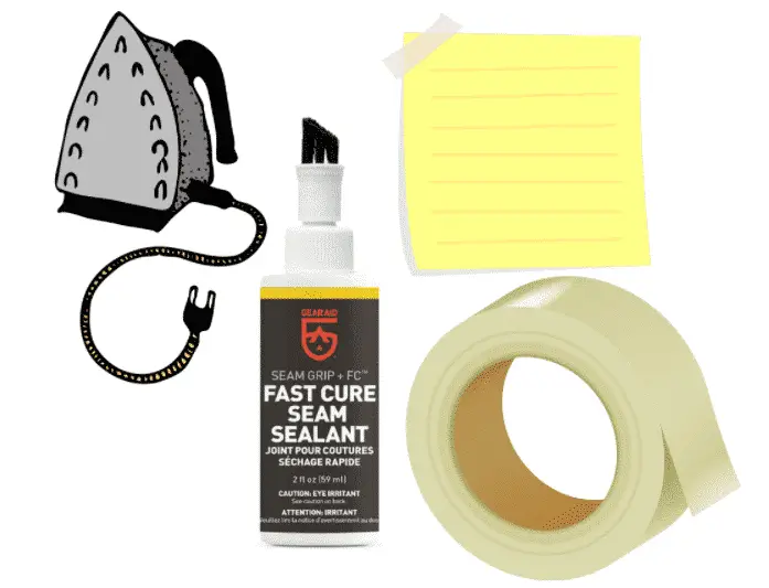 Items Used To Seal Raincoat Seams