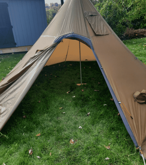 How to keep floorless tent dry