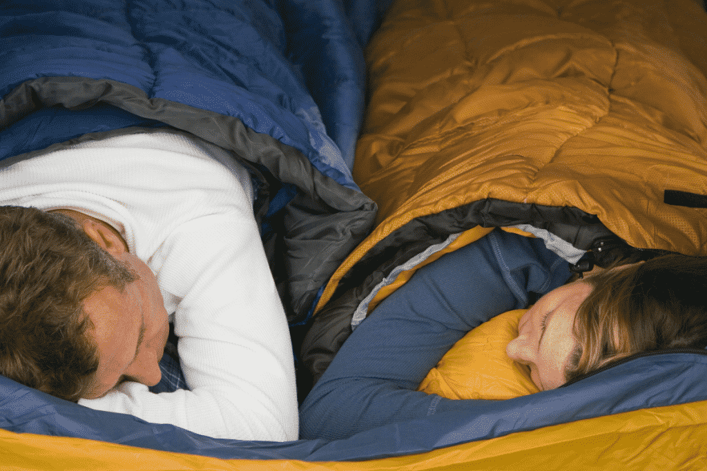 Focus on your sleeping bag and sleeping pad