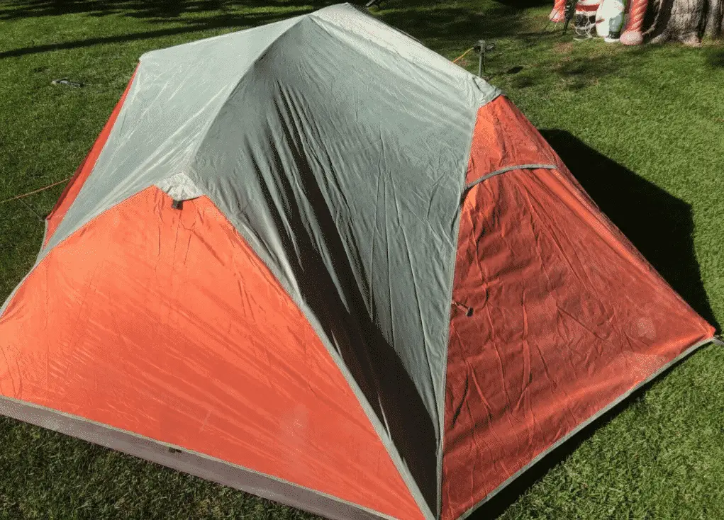 Adjust the tents rainfly to increase ventilation and reduce tent heat