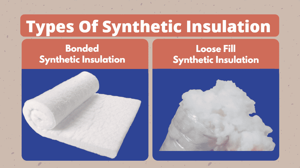 Don't compress bonded synthetic sleeping bag insulation. Loose fill synthetic insulation is crushproof