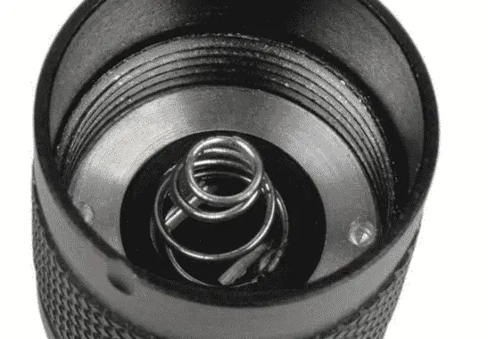 Tighten The Spring Retaining Ring On End Switch Flashlights