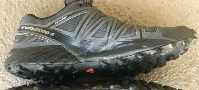 trail runners have beefy outsoles to increase traction on slippery terrain.