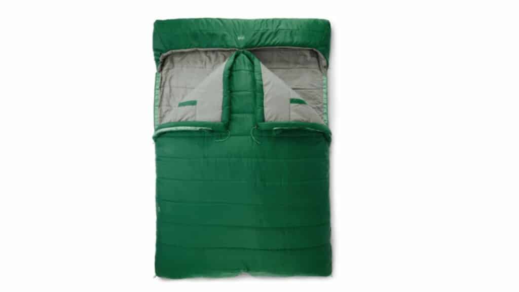 Double sleeping bags can be used by 2 people